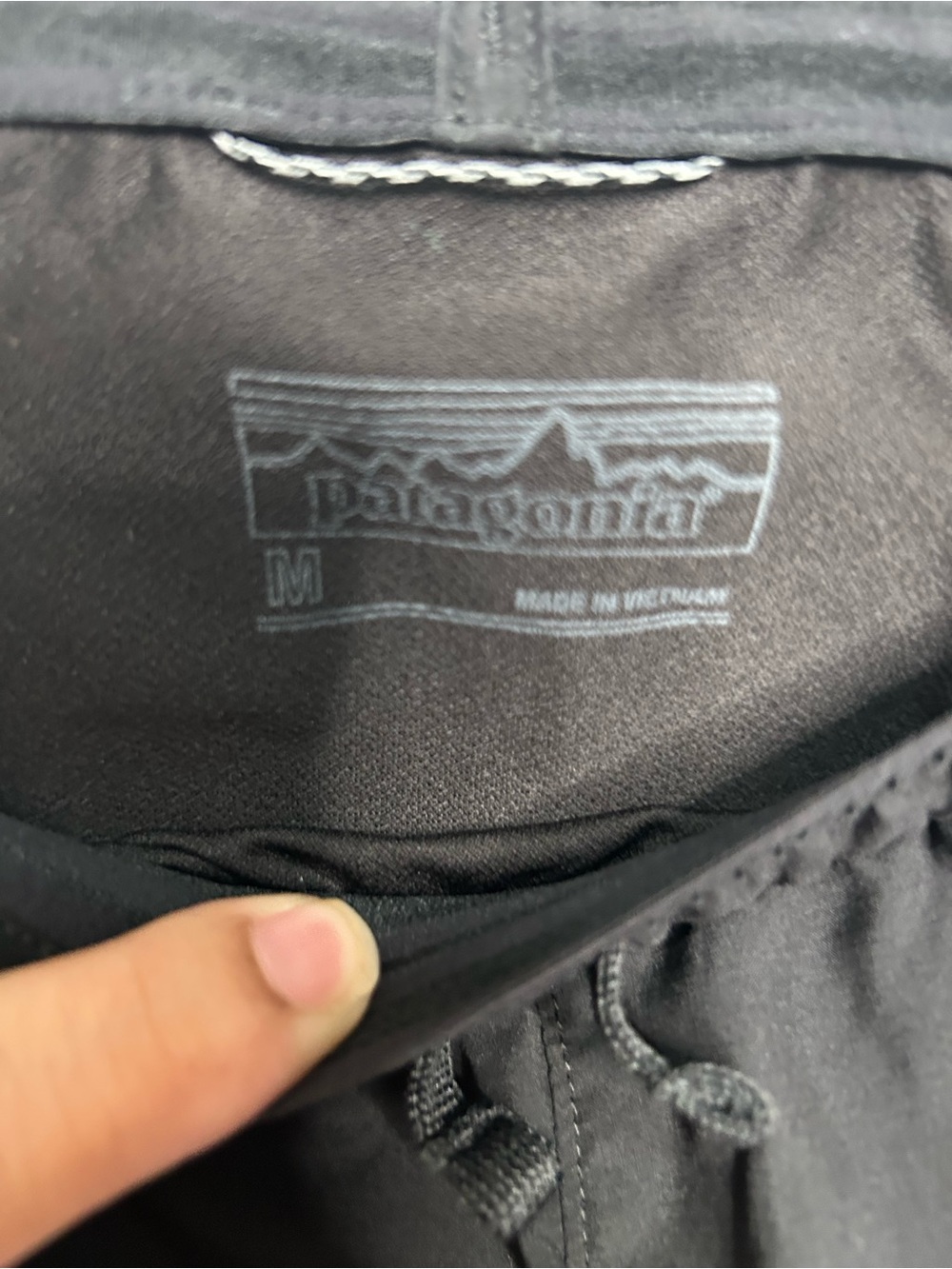 Patagonia Black Lightweight Athletic Running Shorts Size M - Picture 4 of 9